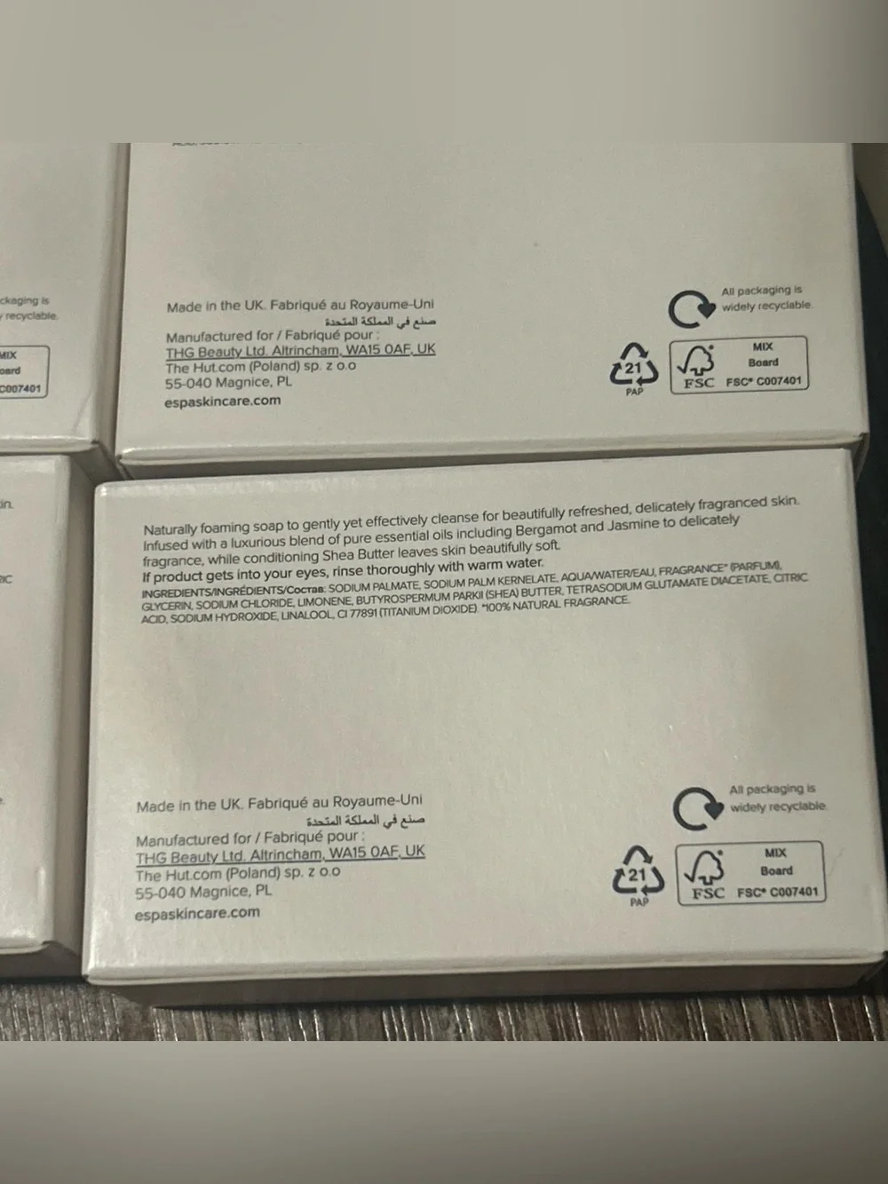 🫧ESPA Bergamot Jasmine Bundle 8 Cleansing Bars + 4 Body Wash Luxury Soap
